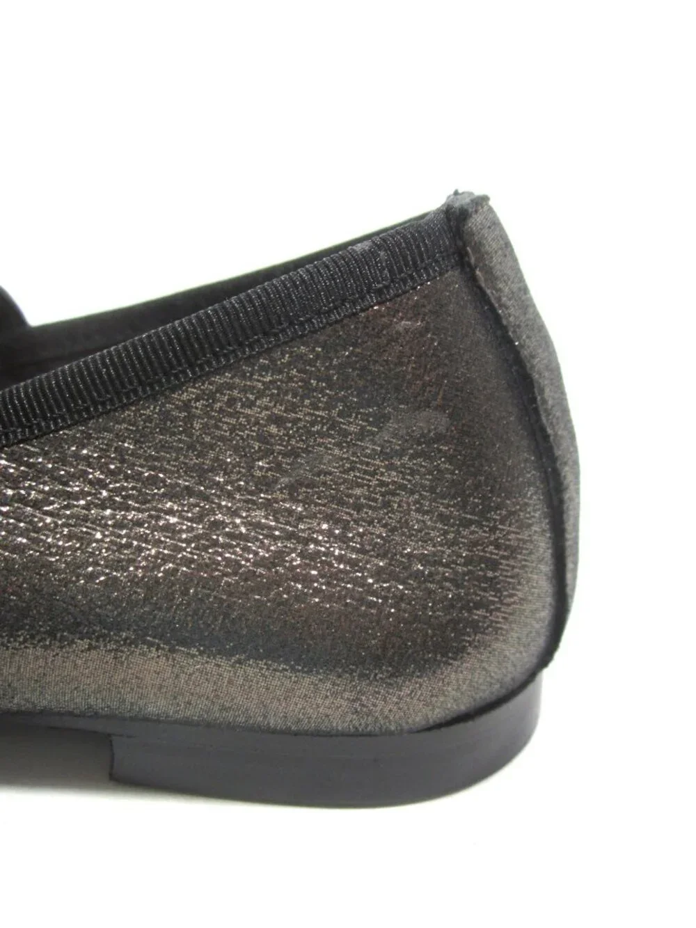 Anthropologie Maypol Size 38 Rota Percival Metallic Flats Black Bronze